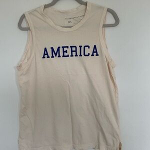 Elisabeth + Faith America Tank M/L